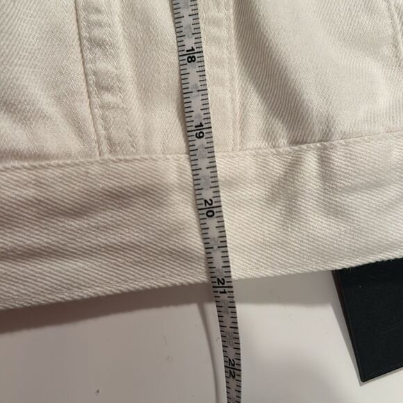 BlankNYC Pink Dip-Dyed White Twill Drop Shoulder Trucker Jacket Medium NEW - Picture 10 of 10